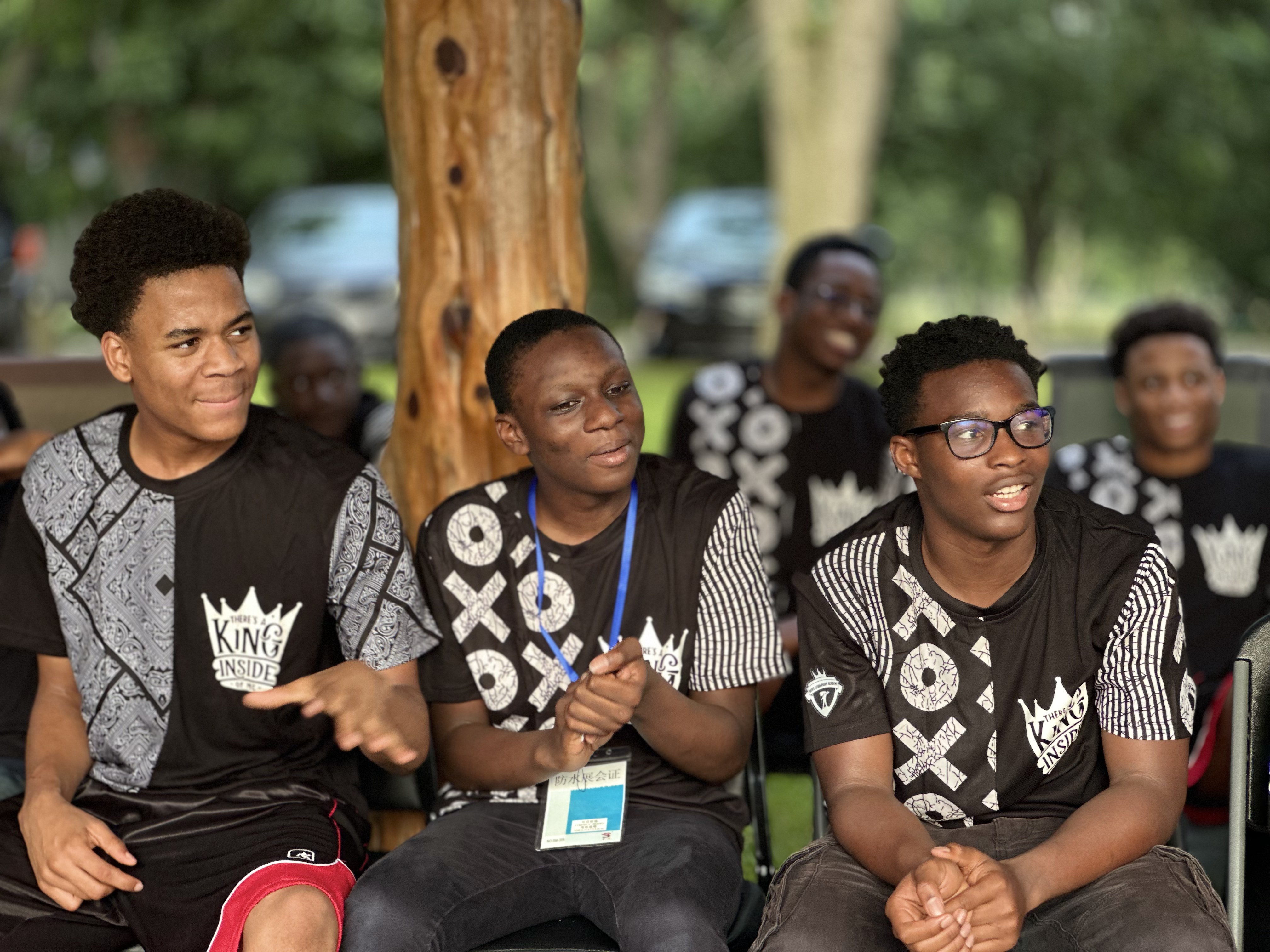 A moment from the Boys Leadership Academy USA Boot Camp.